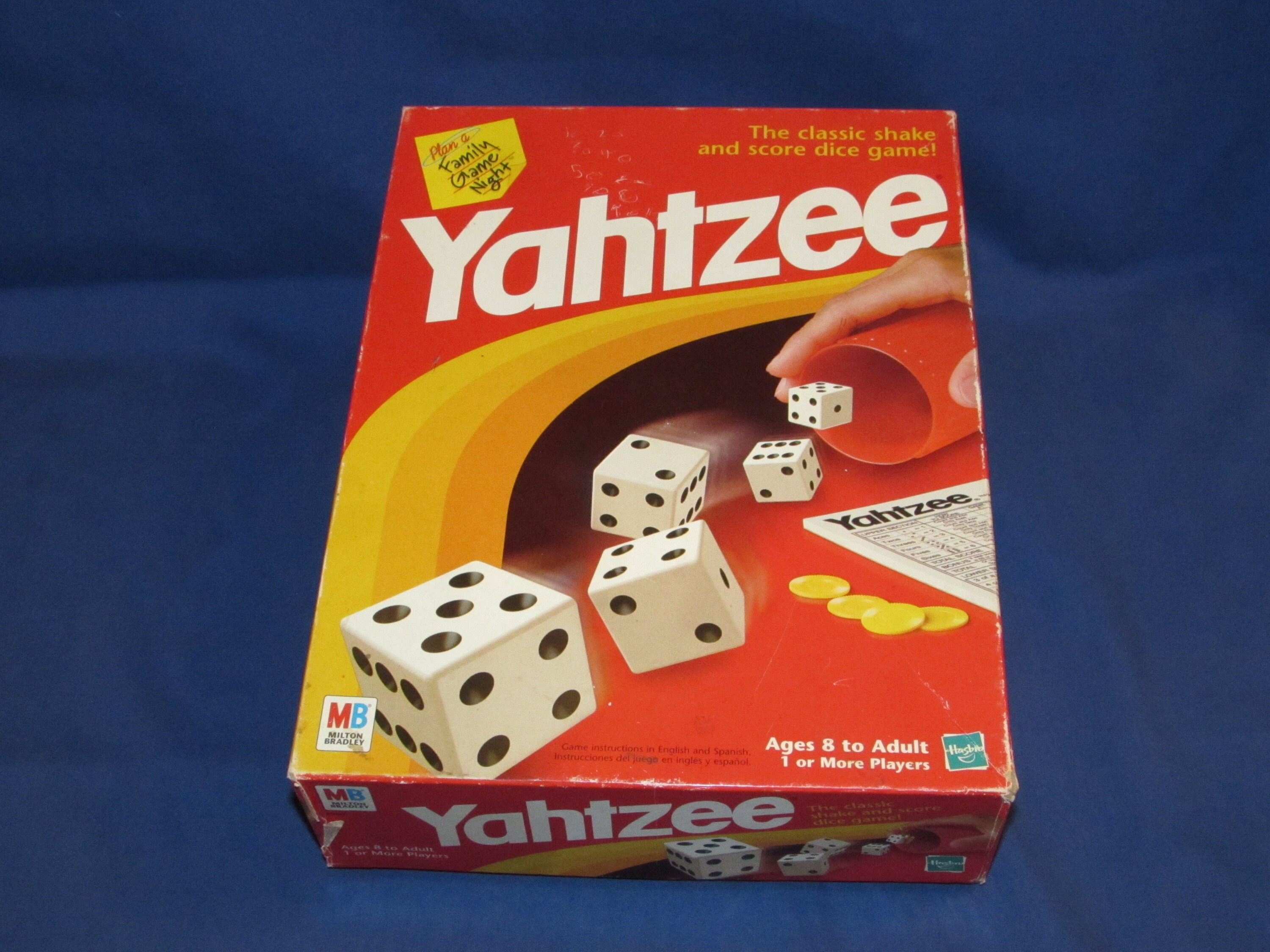 YAHTZEE Exciting Game of Skill and Chance Milton Bradley 1998 Etsy