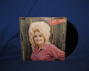 DOLLY PARTON ALBUM Best of Dolly Parton 1975 Stereo Poster Included Free Shipping