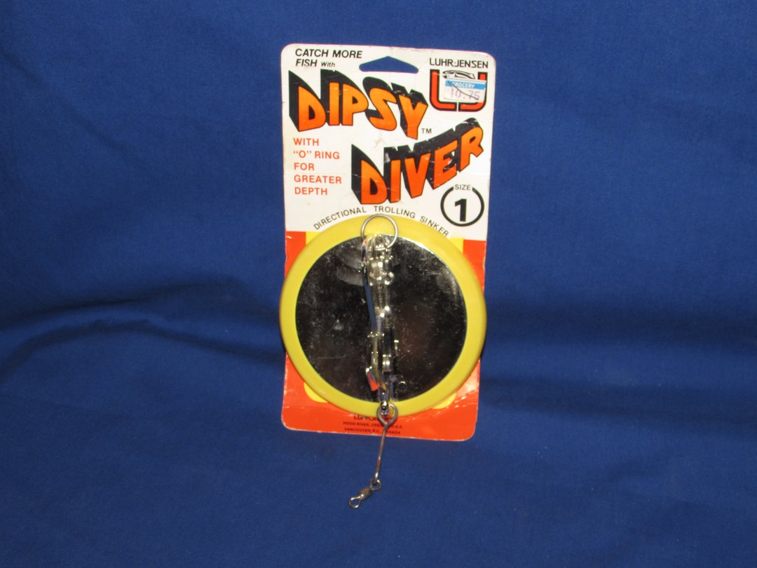 DIPSY DIVER Fishing Lure 1980s Luhr Jensen Etsy