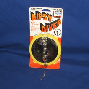 DIPSY DIVER Fishing Lure 1980s Luhr Jensen