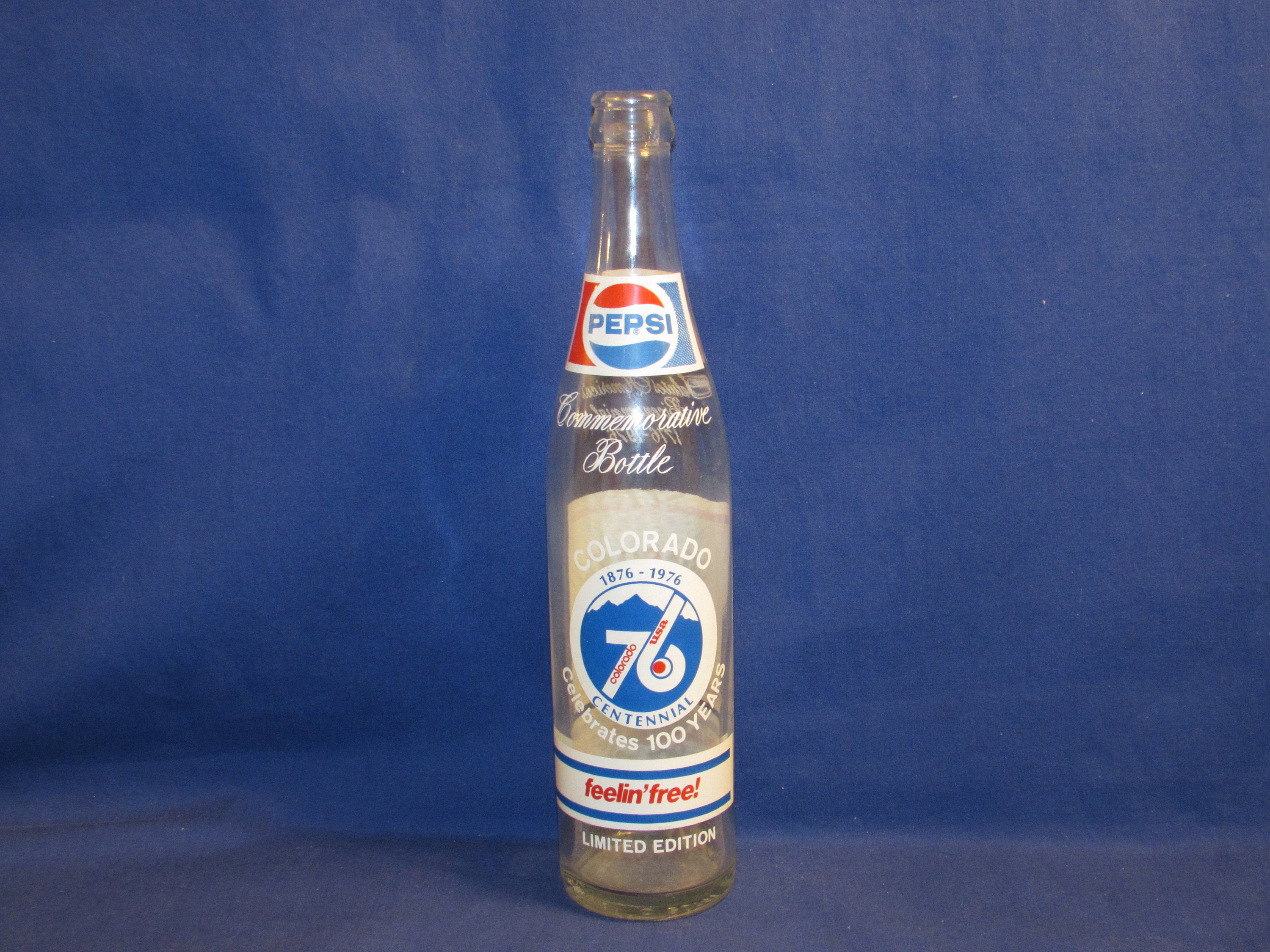 Commemorative Pepsi Bottle for the Colorado Centennial & US Bicentennial 1976 