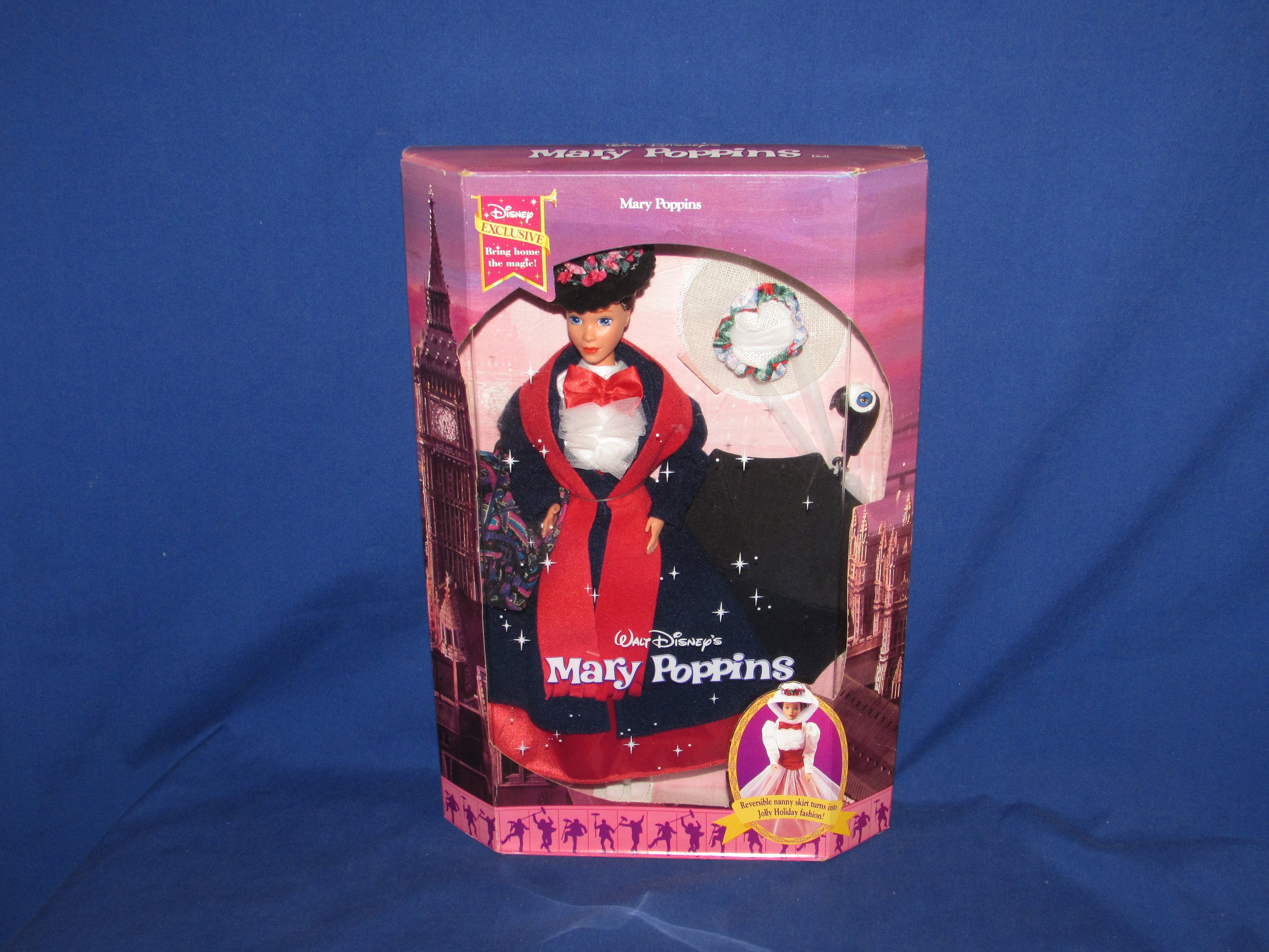 MARY POPPINS Disney Collectible Doll 1993 Mattel Free Shipping