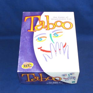 TABOO GAME 2000 Milton Bradley The Game of Unspeakable Fun Vintage