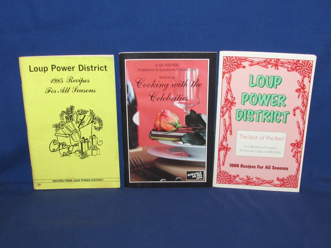 Cookbook NEBRASKA COOKBOOKS Set of 3 Free Shipping Etsy