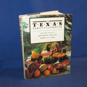 Cookbook TEXAS FAMILY’S COOKBOOK 1988 Joseph Lowery and the Counts Free Shipping