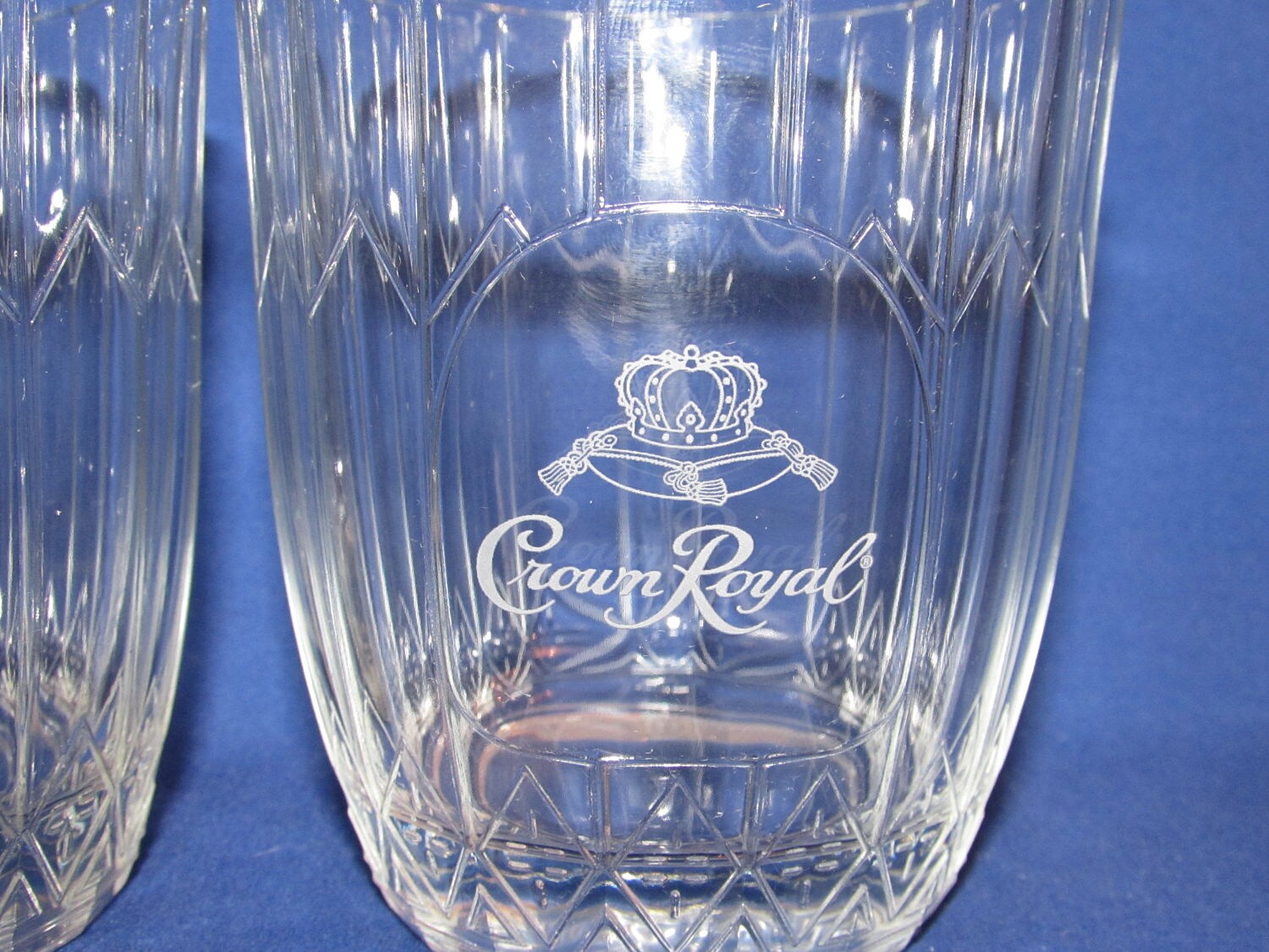 CROWN ROYAL GLASSES Von Pok Set of 2 Made in Italy Etsy