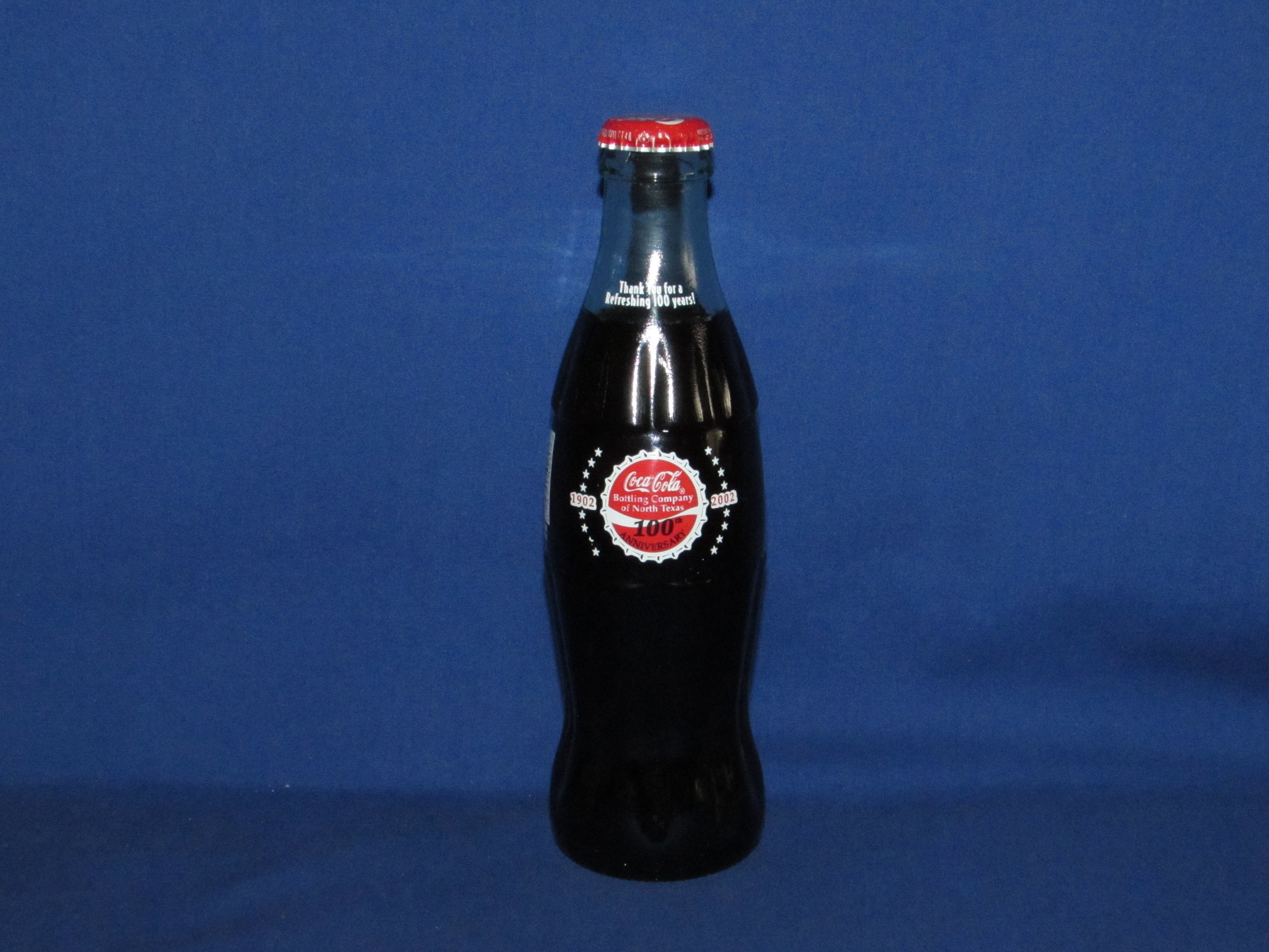 COCA-COLA Bottle 2002 North Texas Bottling Company 100 Year COCA-COLA Bottle 2002 North Texas Bottling Company 100 Year