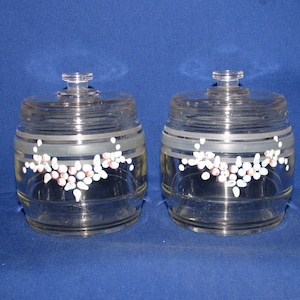 KRUGER GLASS Nursery Jars 1950s