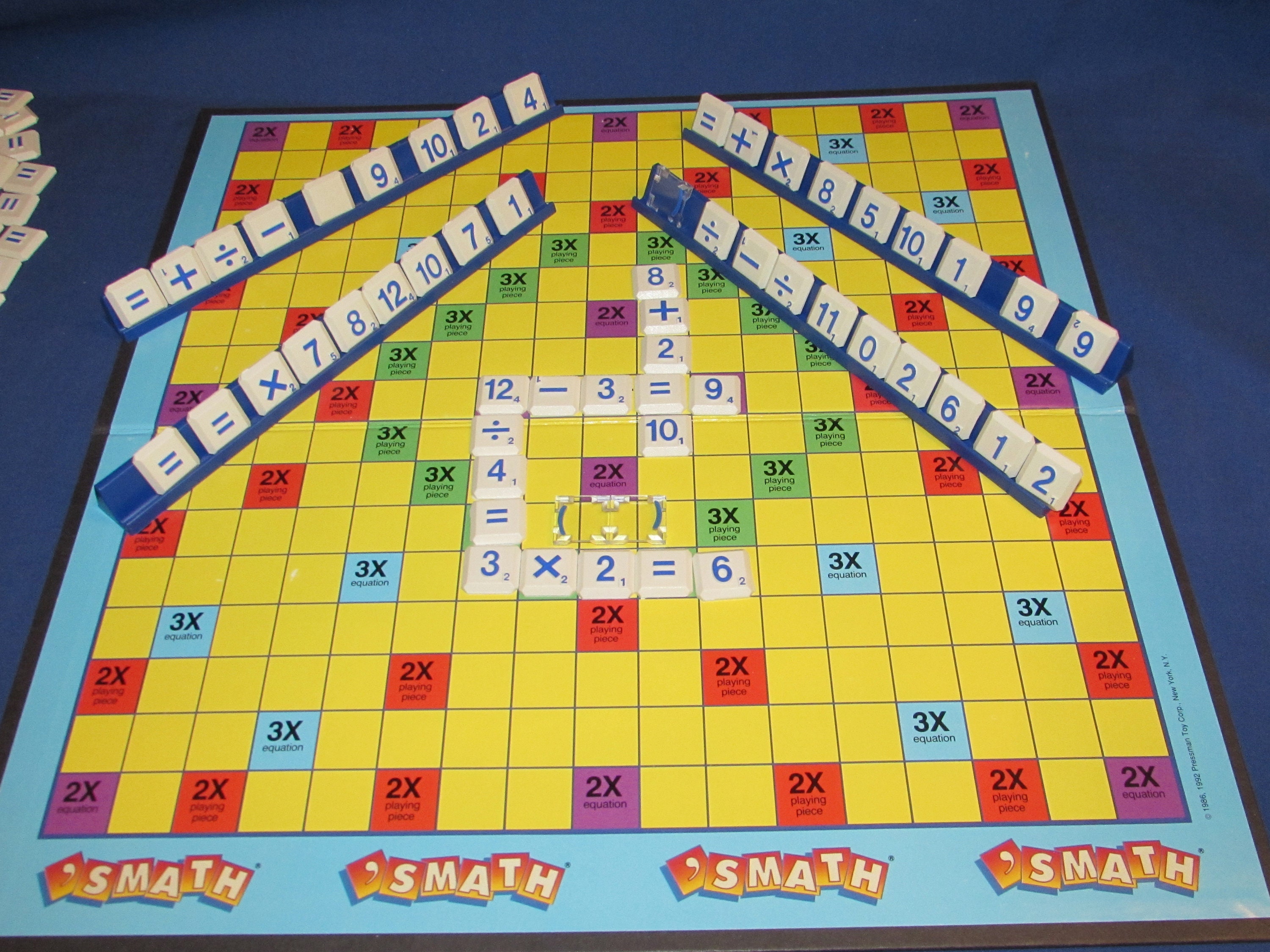 Standard Math Game SMATH GAME 1992 PRESSMAN Educational Math Game Vintage - Etsy