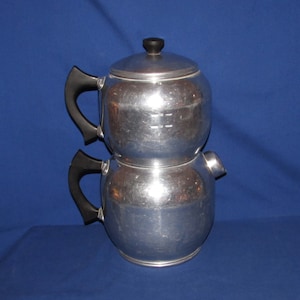 WEST BEND Kwik Drip Coffee Pot 18 Cup Aluminum 1950s Free Shipping