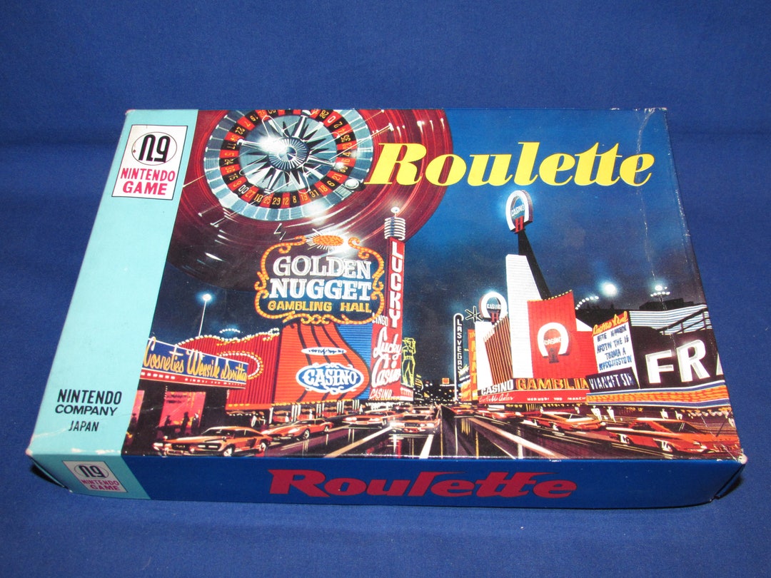 ROULETTE GAME by NG Nintendo Games Rare 1960 Free Shipping - Etsy