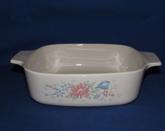 Corning Ware SYMPHONY CASSEROLE Dish A-1-B Corningware 1990 Vintage