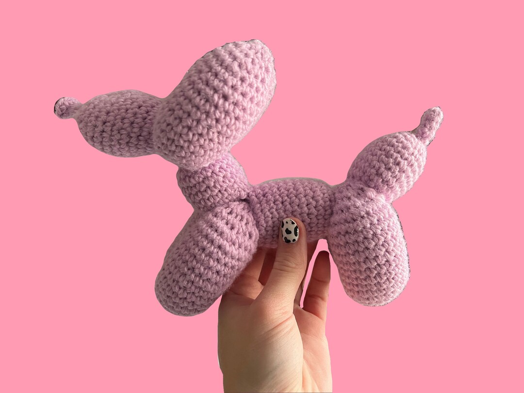 Crochet Balloon Dog Etsy