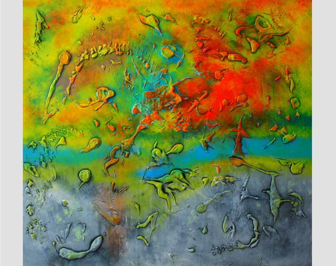 Large Contemporary Art Modern Original Canvas Abstract Painting Wall