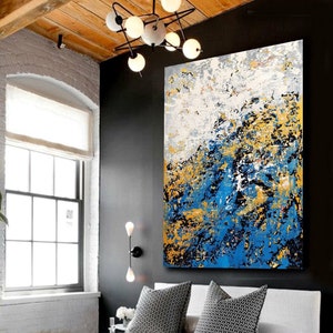 Large Abstract Painting,Modern abstract painting,Acrylic hand painting,office wall art,original abstract,textured,original painting,wall art