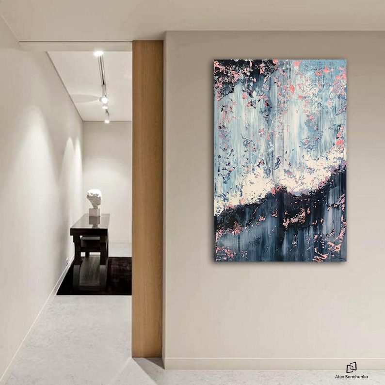 Large abstract painting . Contemporary ART. Modern painting, original art, wall art, Painting on Canvas, texture art painting, abstract art image 4