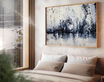 150x100 cm / Original Abstract Painting On Canvas: Extra Large Modern Wall Art