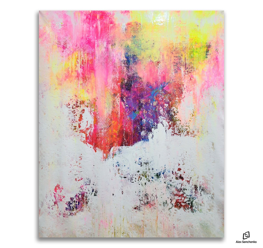 希少 Contemporary Art Atomic Cat Sputnik Canvas Wall Art , Mid Century Modern