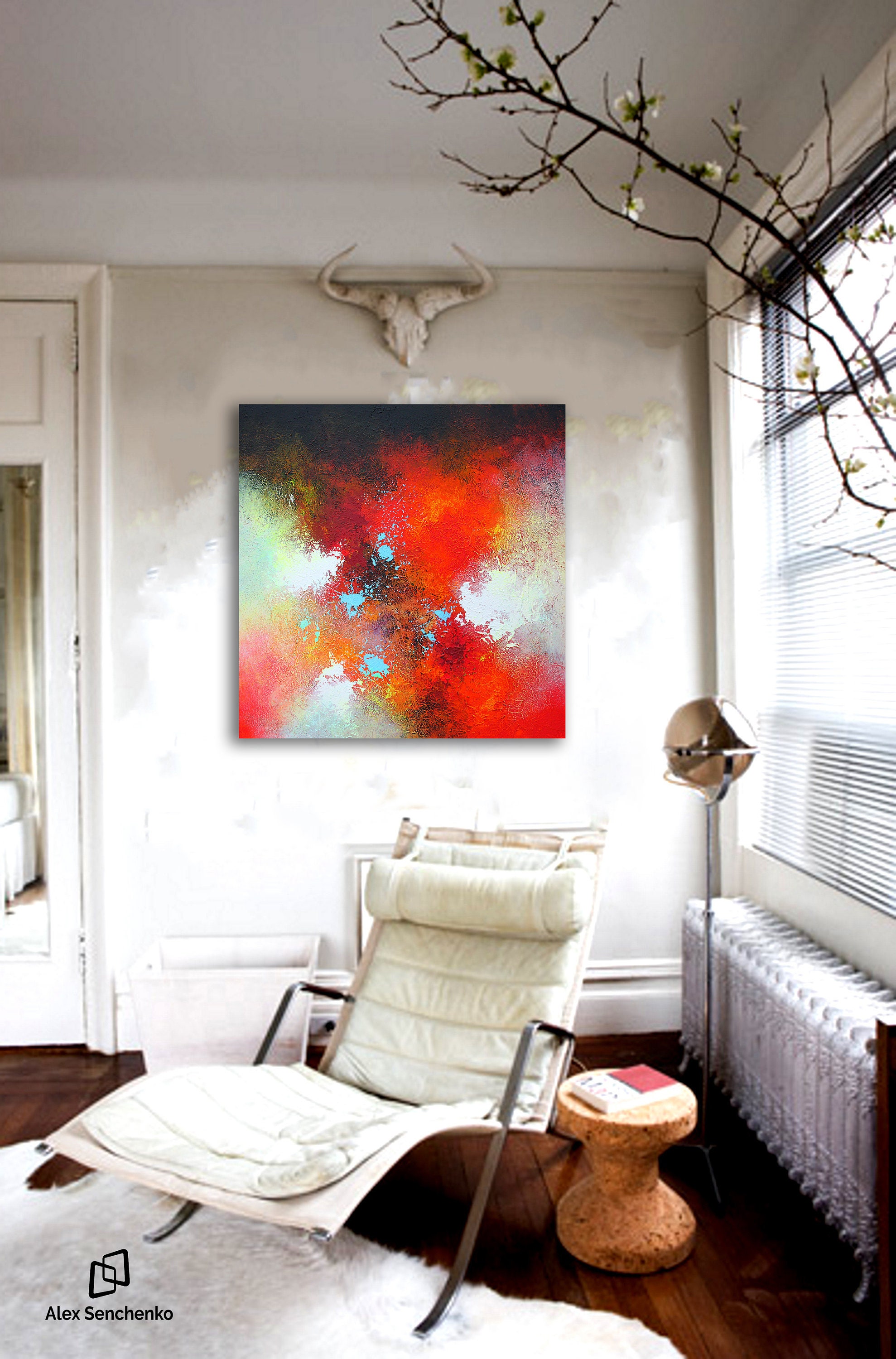 Abstract Music Canvas, Oil Painting Print, Music Wall Art