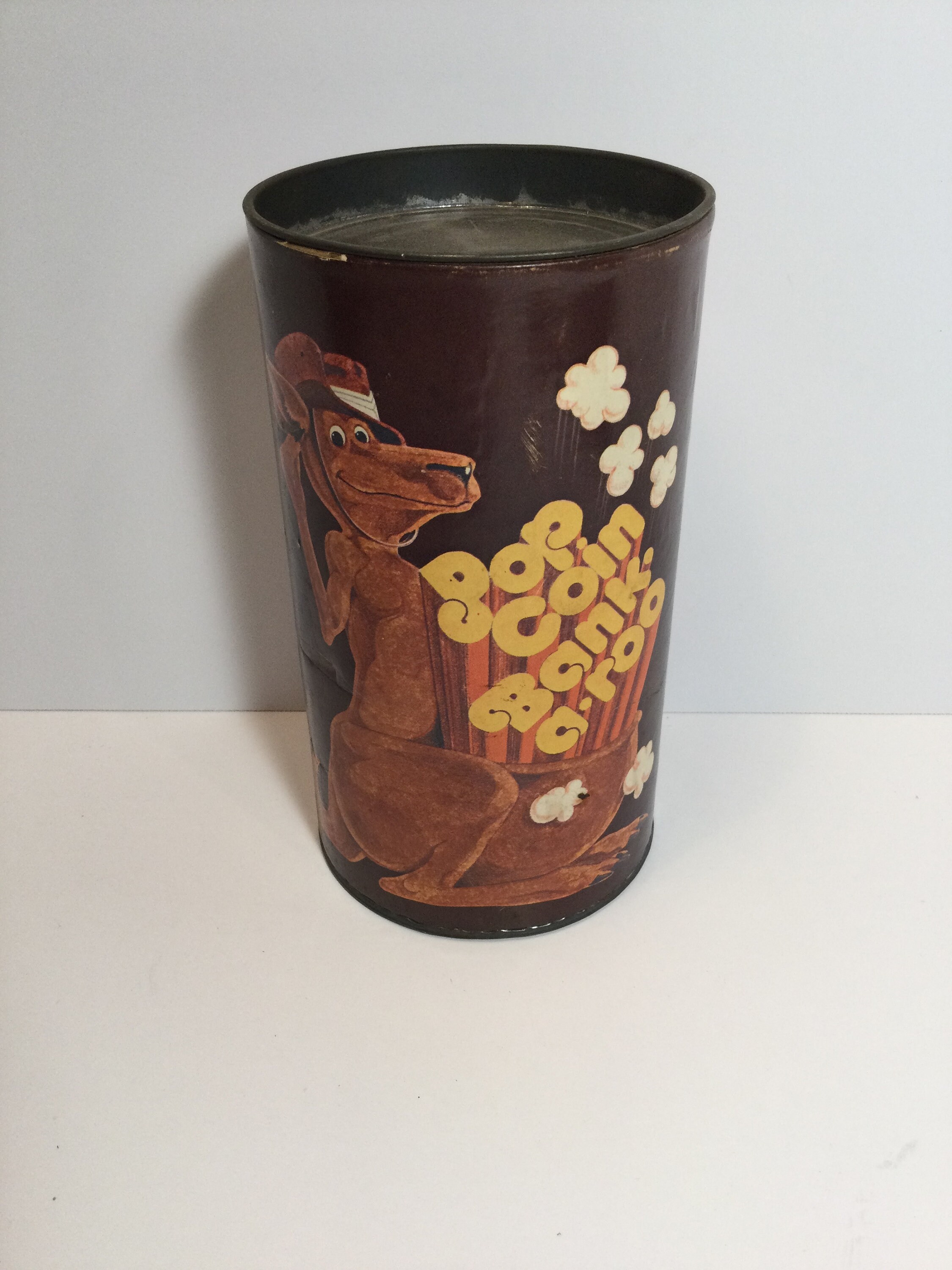 Vintage Weaver Co. Pop Coin Bankaroo Popcorn Bank Etsy