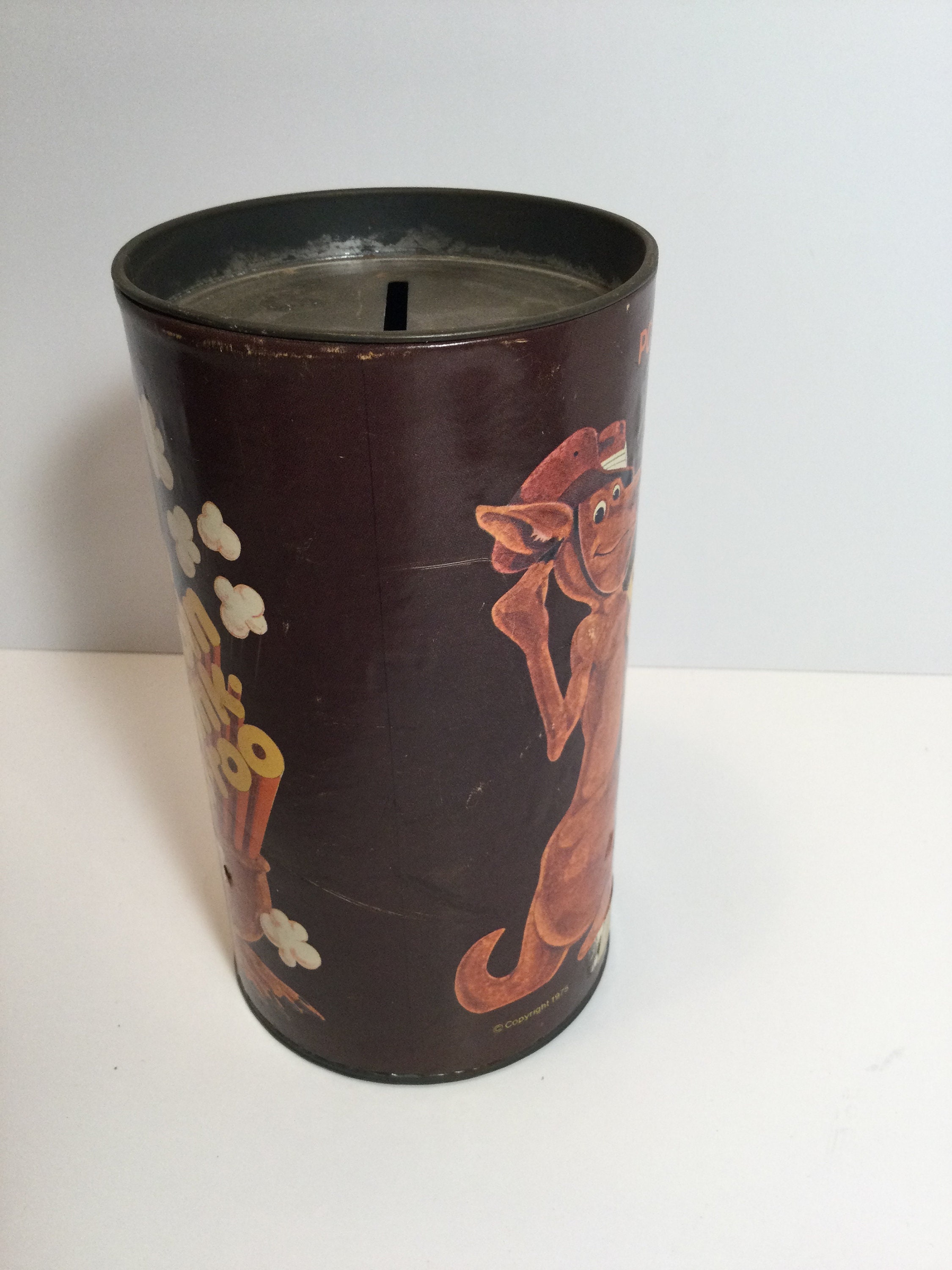 Vintage Weaver Co. Pop Coin Bankaroo Popcorn Bank Etsy