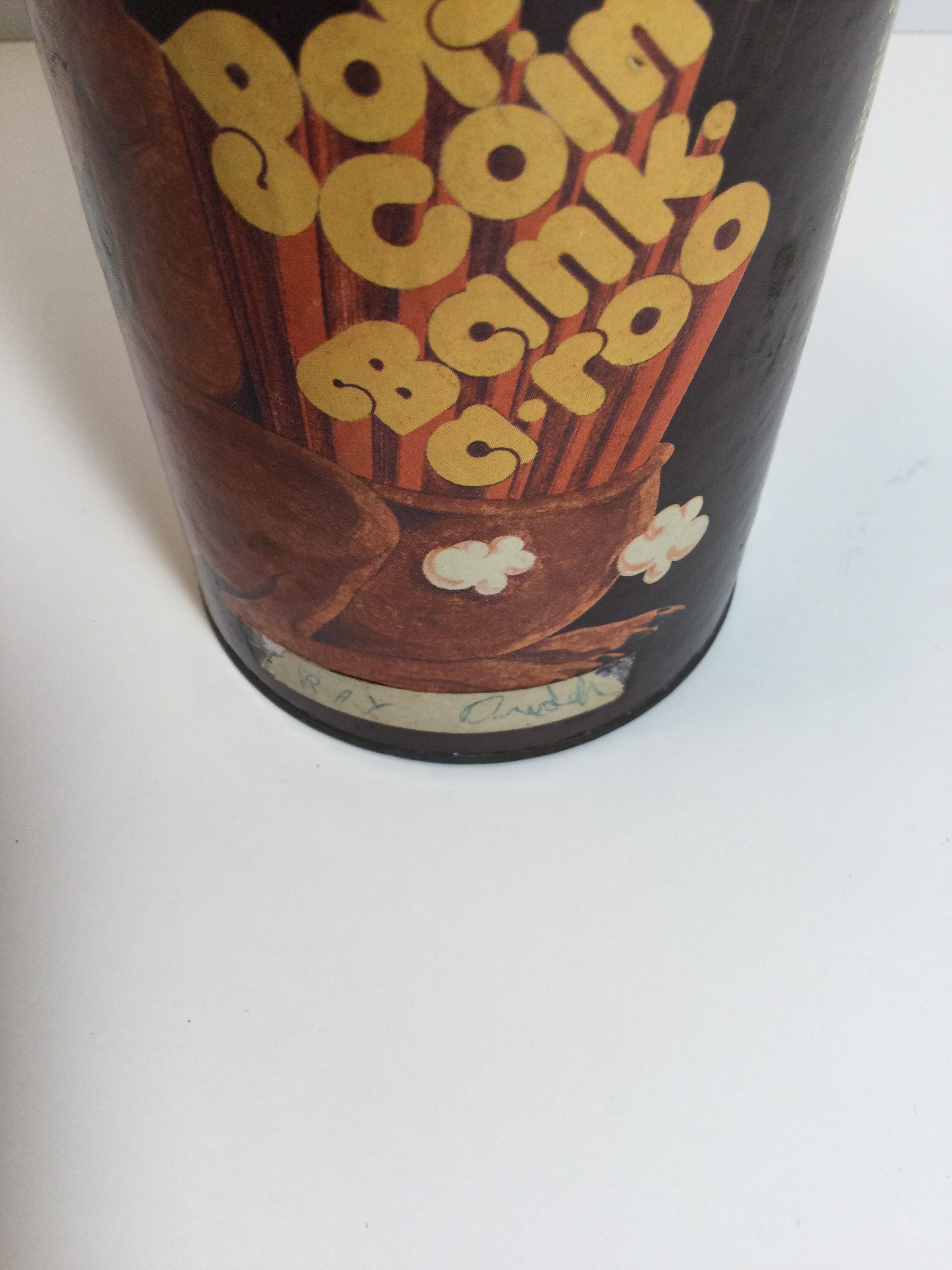 Vintage Weaver Co. Pop Coin Bankaroo Popcorn Bank Etsy