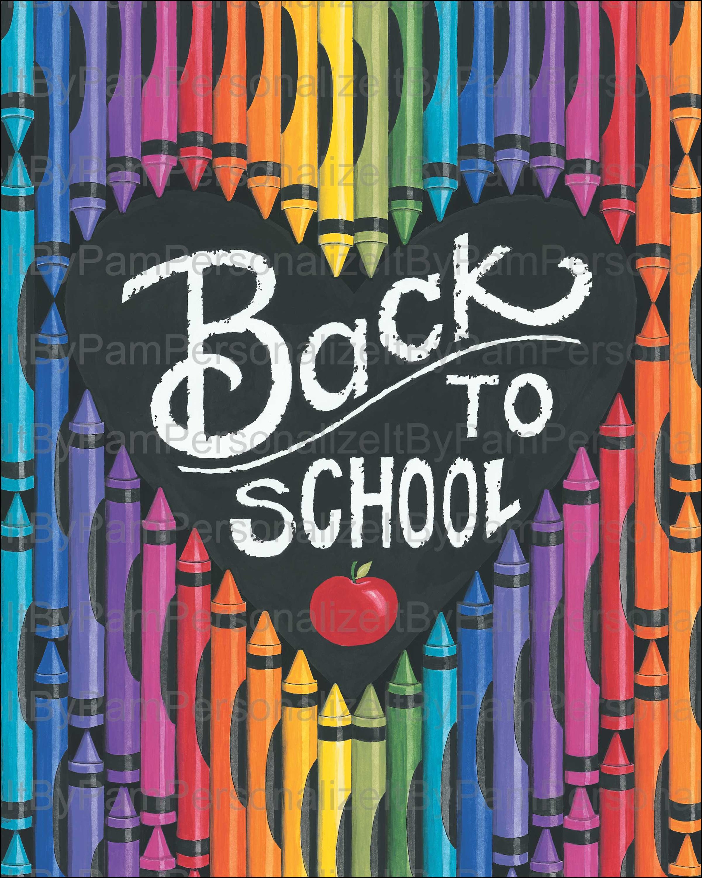 Back to School Wreath Sign, Teacher Wreath Sign, Personalize It by Pam ...
