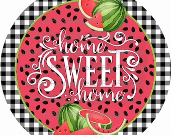 Watermelon Wreath Wreath For Summer Watermelon Decor Metal Wreath Sign Watermelon Sign Summer Decor Summer Sign
