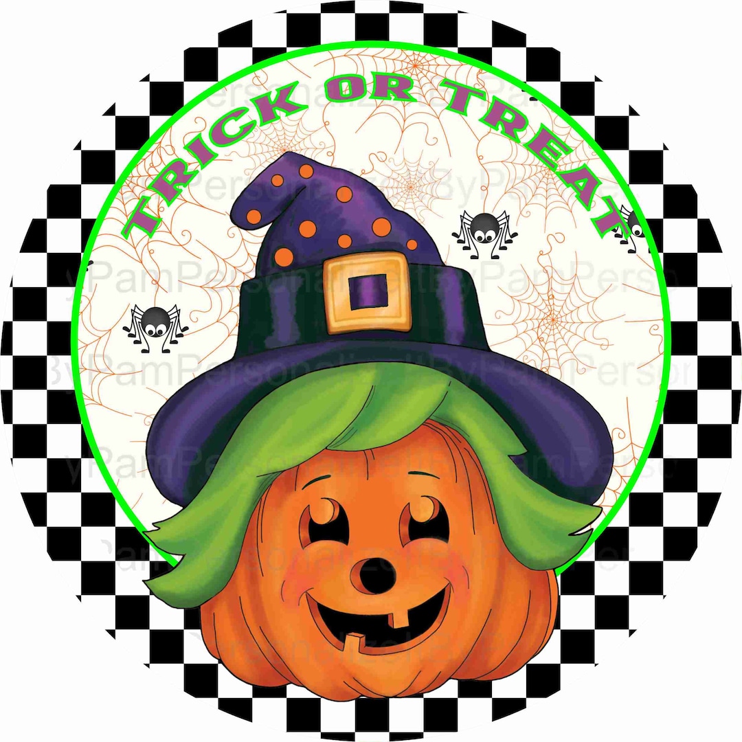 Leaf halloween wreath with sign
