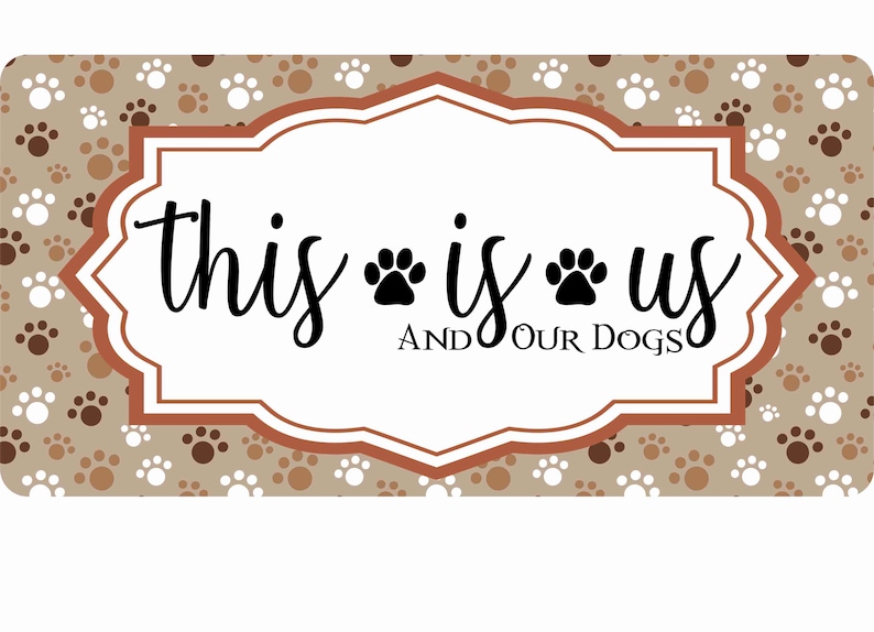 Wreath Attachments This is Us Wreath Sign Pet Wreath Sign Door Decor Signs for Wreaths Dog Wreath Sign Personalize it by Pam