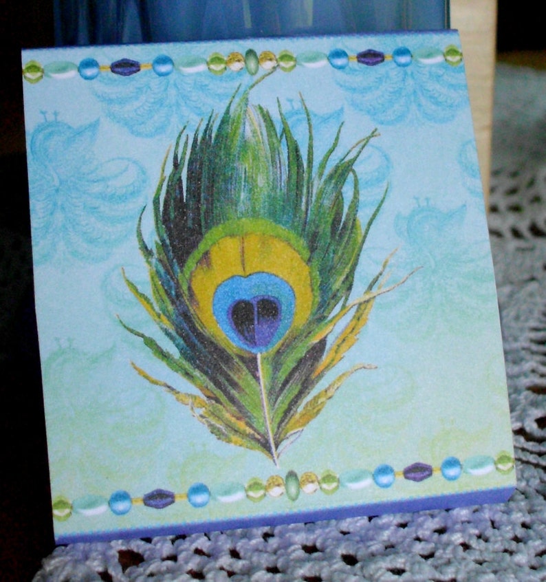 1 QTY=2 NAILFILE BOOKS Peacock Mini Nail File Matchbook