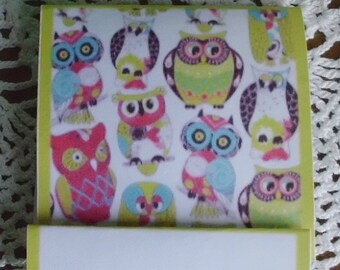 Owls, Mini Nail File Matchbook (1 QTY=2 NAILFILE BOOKS)