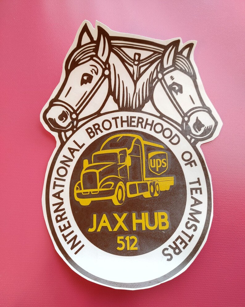 NEW 2 Color TEAMSTER UPS Feeder Car Decal Etsy