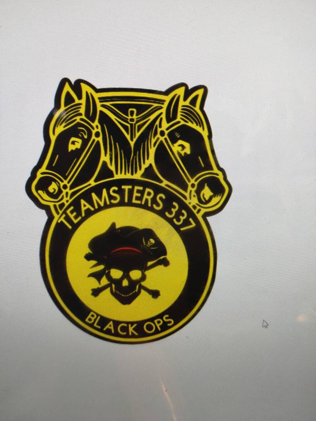 Teamster Black Ops Decal Etsy