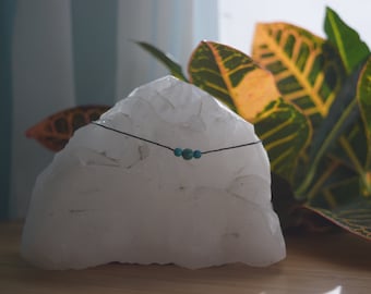 sku#744 A Grade Dark Green Hollow Out 5x34mm Aventurine Flower Good Quality Sold By The Piece Quality Stone by Energy Stone