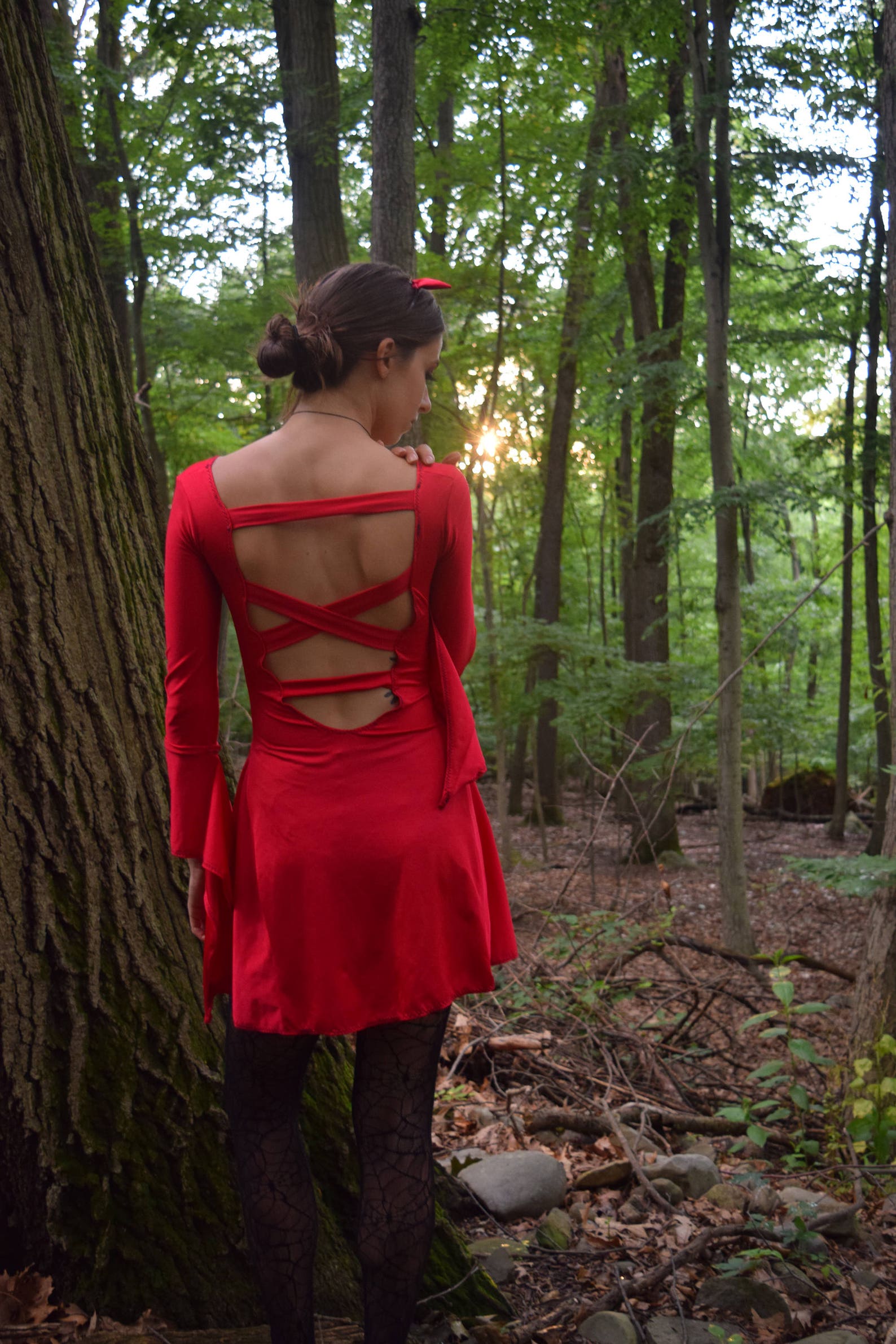 Red Devil Costume Halloween Costume for or Blondes Etsy