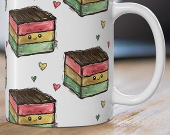 Italian Rainbow Cookie Mug: Coffee Lover Gift, Gift for Italians