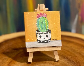 pics Cute Canvas Cactus Cute Canvas Painting Ideas cute cactus painting etsy