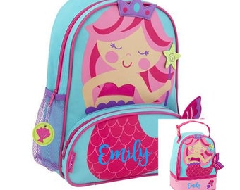 pink mermaid backpack