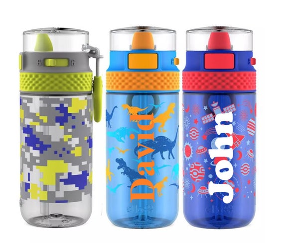 Personalized Ello Stratus 16-ounce Tritan Water Bottle Leak-proof