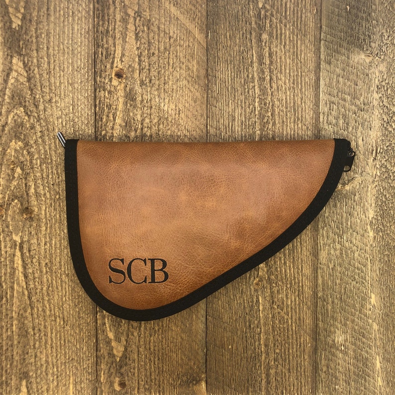 Custom Classic Gun Case/Saddle Leather/6 Sizes/Personalized Etsy