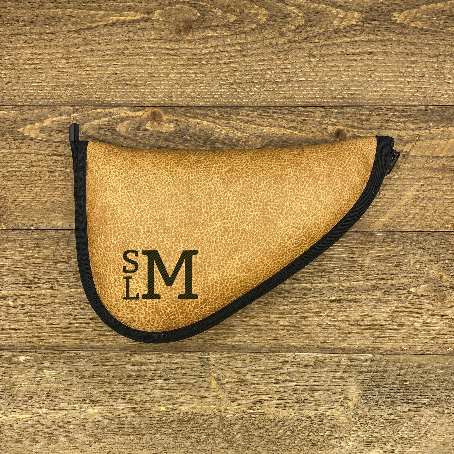 Custom Gun Case in Canyon Gold Leather Personalized Gun Case Etsy