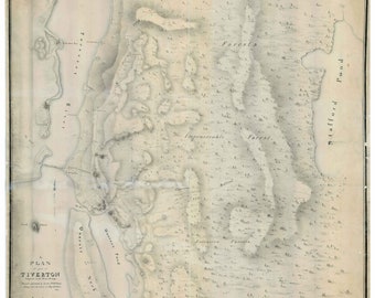 Tiverton Ri Etsy Map Of Tiverton Ri