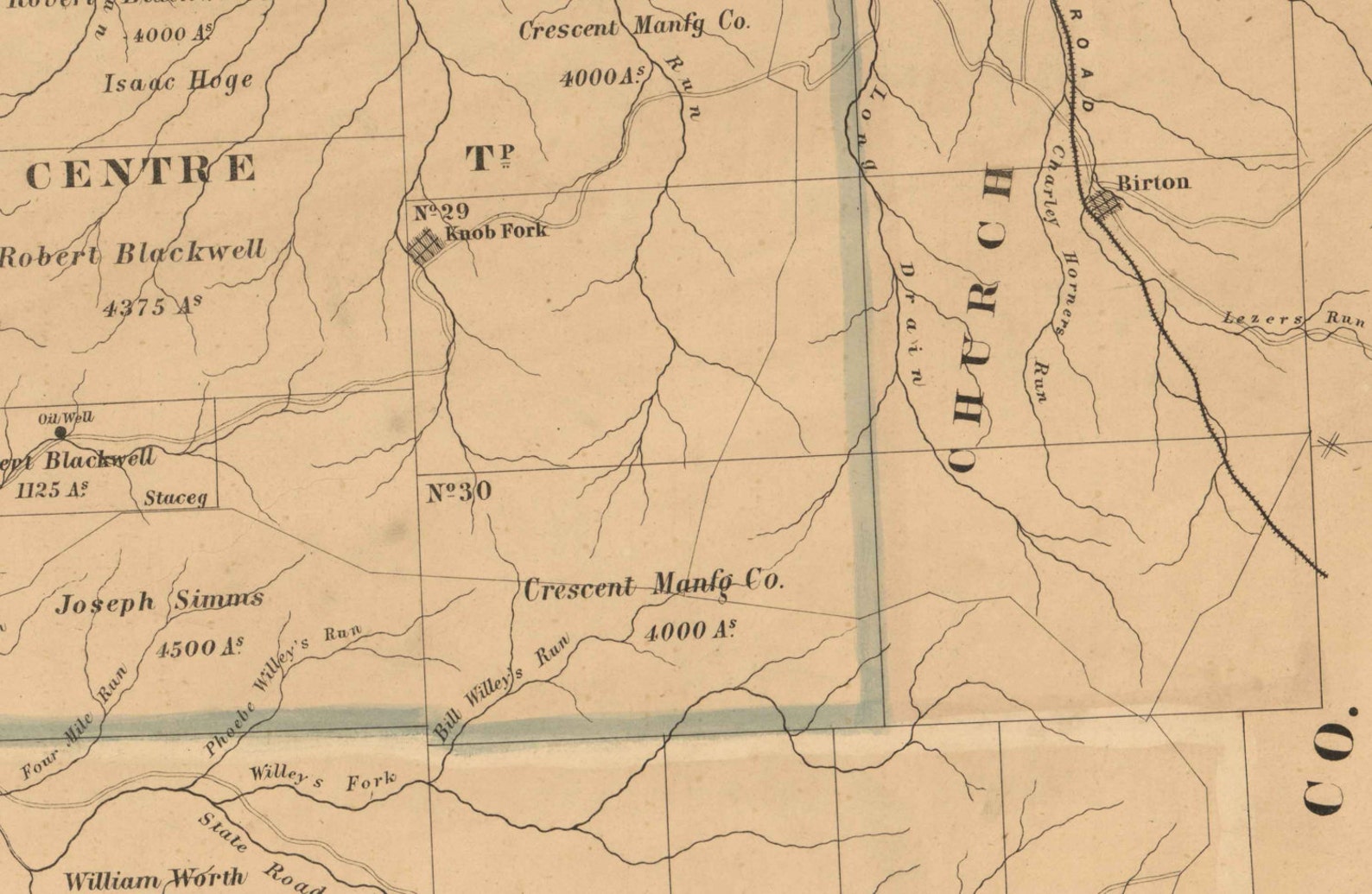 Wetzel County Map 1865 West Virginia Old Wall Map With Etsy