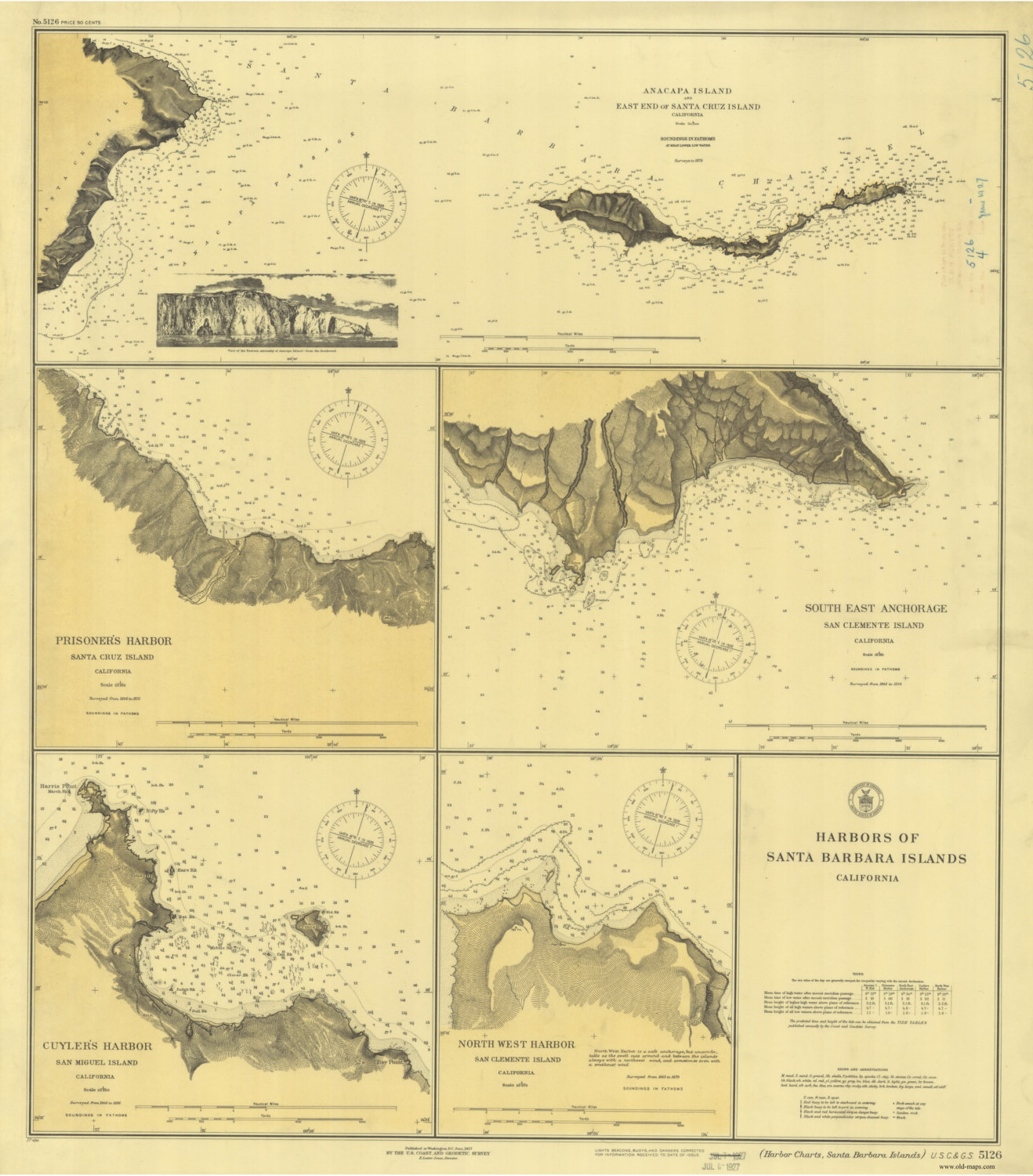 Isla Rd Barbara Santa Barbara Island Map