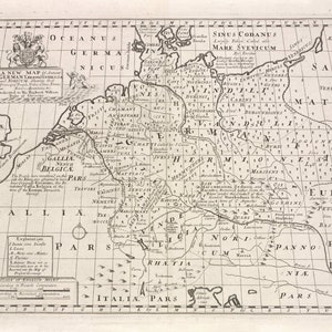 Germany 1700 Old Map - Europe