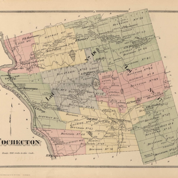 Huntington Lake Map Print Etsy