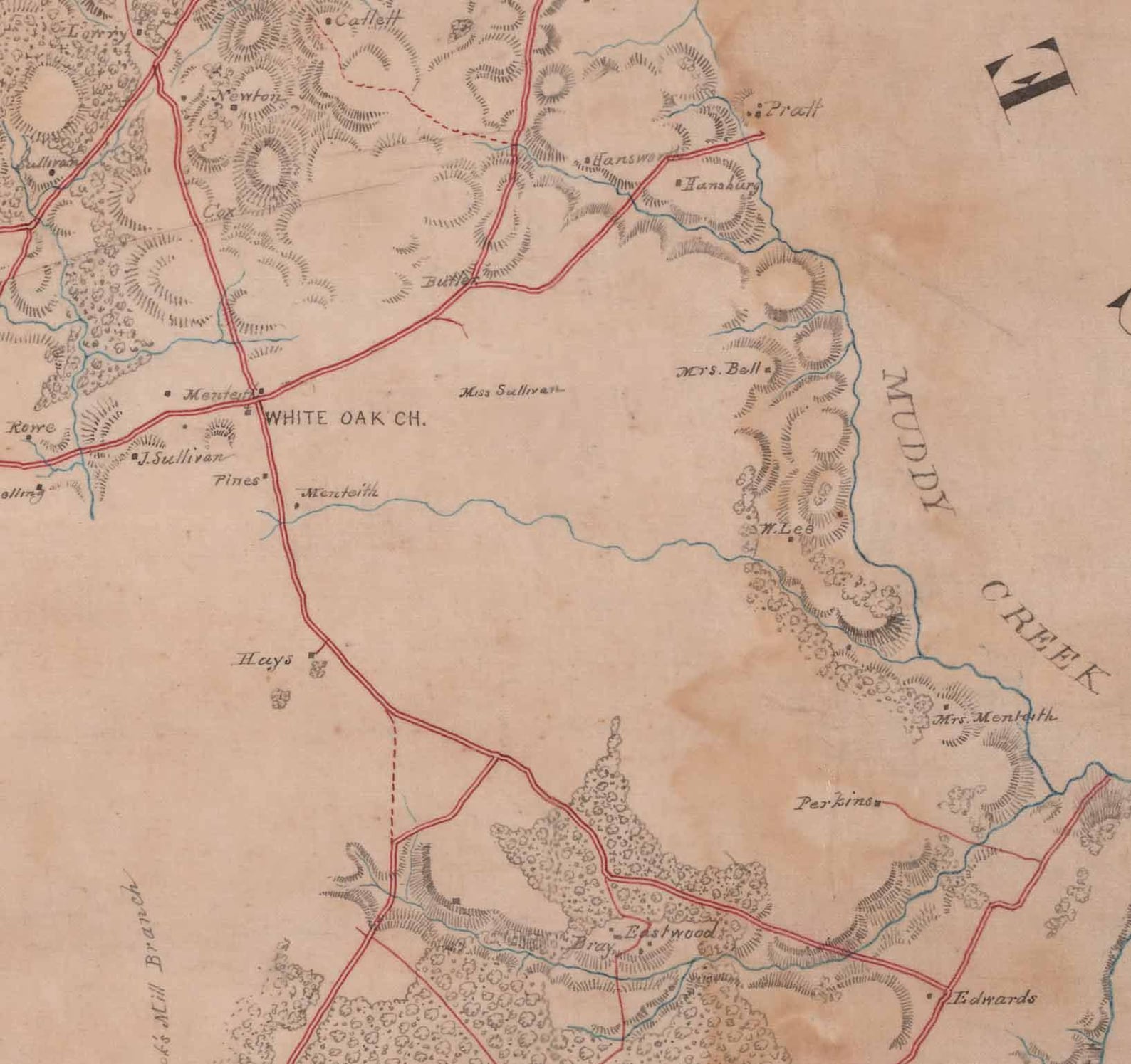 Stafford County Virginia 1863 Old Wall Map With Homeowner Etsy