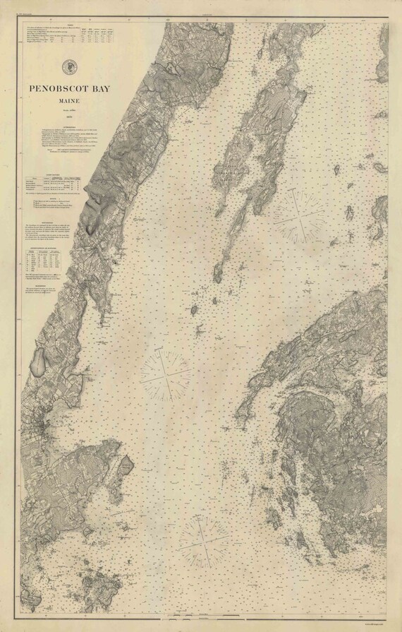 Penobscot Bay Depth Chart