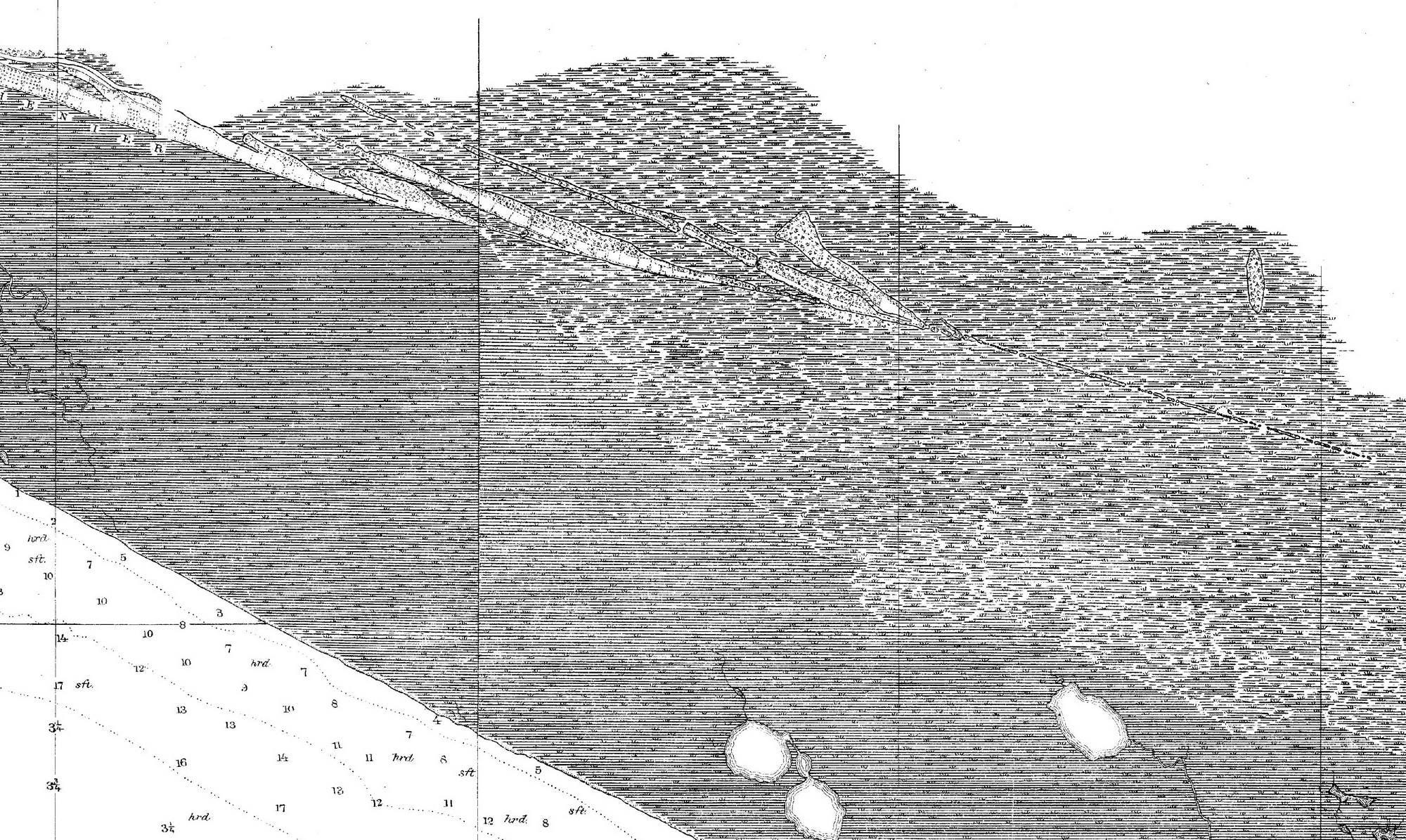 Pecan Island & Mermentau River 1892 Nautical Old Map Reprint Etsy